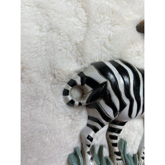 Vintage Burwood Wall Hanging Decor Room Nursery Zoo Animals Made in USA Set of 5 - Picture 3 of 9